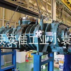 前川3225C复合双级工业制冷丙烷螺杆压缩机机械密封泄漏故障维修