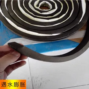 山东厂家直售橡胶止水条 腻子型止水条遇水膨胀优质黑色橡胶条 工地工程防水堵漏