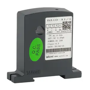 UL认证隔离变送输出器 安科瑞BA10-AI/I 输入0-50A电流信号采集