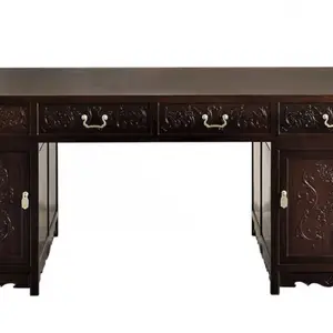专业评估红木明式紫光檀大红酸枝罗汉床书桌画案24小时免费服务