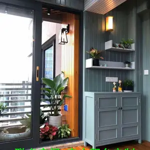 定制露台庭院防腐木地板定制实木阳台花园设计
