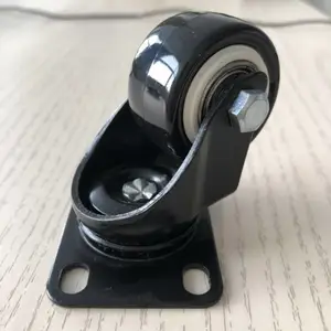 1.5寸2寸黑金钻万向轮批发 冰箱冰柜脚轮批发