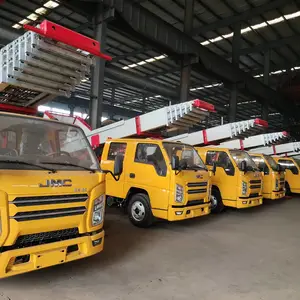济宁嘉联重工全自动遥控32米高空上料云梯车