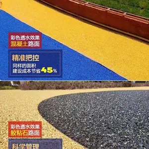 广汉市 透水地坪供应材料 彩色混凝土地坪厂家 透水道路施工