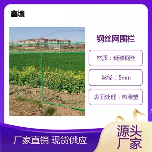 圈地焊接铁丝围栏网 围挡铁丝网围墙 钢丝网厂家