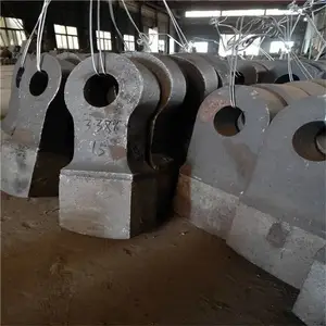 双金属冷热复合打砂锤头高锰钢榔头筛板衬板环锤