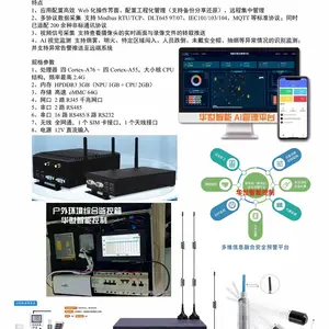 通信管理机 AI融合5G网关 量子VPN加密 RS485传感器NB-IOT/LoRa以太HS-6321/H汇流箱监控 双4GW网关 CAN总线中继器