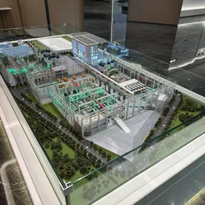 房地产建筑模型 仿古院落沙盘 1:60 仿真景观 展示道具 含绿化树木