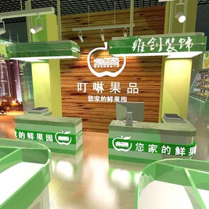 合肥水果店,生鲜超市装修设计施工