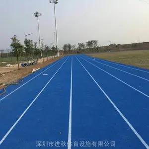 学校跑道预制型橡胶跑道卷材 运动场健身场地环保跑道材料施工塑胶跑道工程