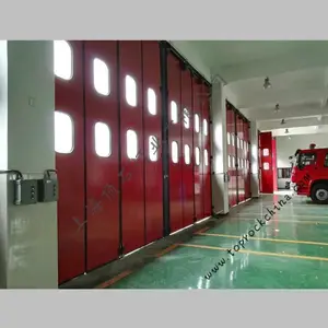 消防车库门 电动折叠门 消防多扇折叠门