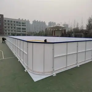 防真冰板 厂家定制自润滑可拼接仿真冰板滑冰场旱冰场仿冰板造价低寿命长