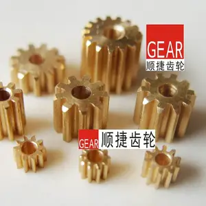 铜齿轮 玩具圆柱齿轮智能玩具齿轮玩具马达齿轮 发声玩具齿轮