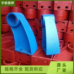 曲线路段混凝土钢结构组合护栏 桥梁公路30公分单横杆钢管栏杆支架