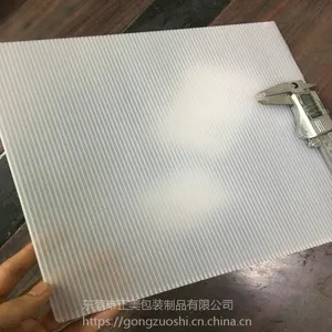 定做福建塑胶防潮板万通板塑料PP中空板防静电中空板兰色印刷