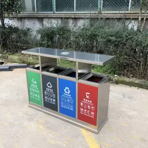 重庆不锈钢分类垃圾桶安装