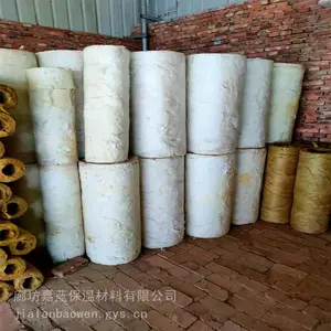 呼和浩特管道保温管 憎水岩棉保温管每立方价格