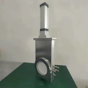 CCQ型切断真空管路中的气流气动超高真空插板阀