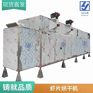 出口印度尼西亚坚果虾片多层网带式烘干机 蒸汽加热烘干设备厂家定制