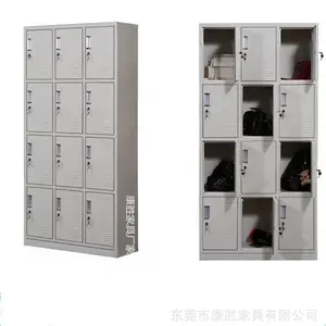 广州铁柜厂自产自销工厂员工储物柜12门带锁具