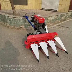 高丹草微型放片机 曲阜小型收割机厂 往右边传送收割机