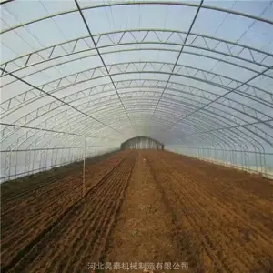 日光温室 花卉蔬菜种植大棚 双膜骨架 双拱双膜骨架 抗风雪能力强