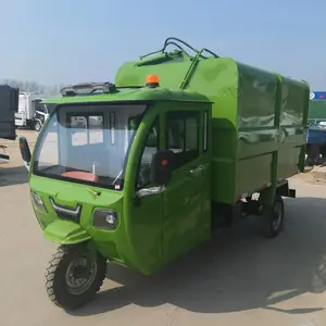 新能源垃圾车5方 使用操作简单电动挂桶垃圾车 乡镇垃圾处理压缩垃圾车