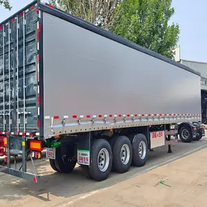 骨架式集装箱半挂车 平板集装箱半挂车 出口定制半挂车 侧帘翼开启半挂车