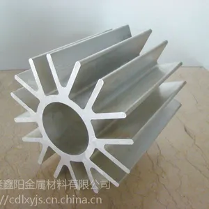 阳光彩牌 工业型材 6063铝合金 铝方管 铝圆管 铝材 铝合金型材