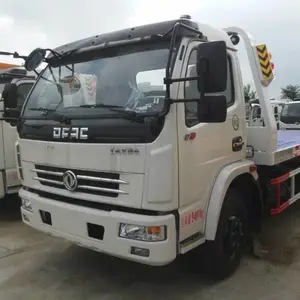 东风多利卡加长平板清障车一拖二清障车