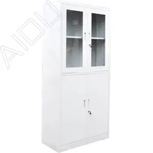 供应AD-G-0011加厚玻璃内保险柜通体档案柜玻璃开门柜设计可定制