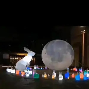 发光玉兔发光月球设备租赁