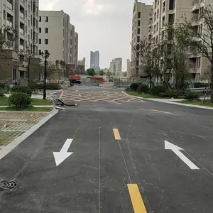 小区消防通道划线