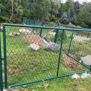 昌巨镀锌建筑护栏 安全隔离防护绿色 白色隔离栅