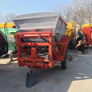 易禾开沟顺肥覆土悬挂式撒粪车 瓜地种植撒肥车 1.5方三点悬挂撒肥车