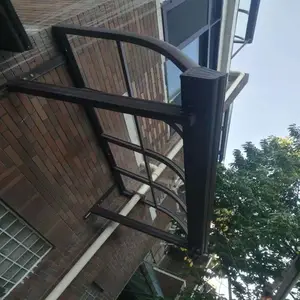 北京定做雨棚 yp-0897铝合金雨棚透明耐力板雨篷雨搭定制安装