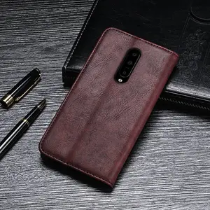 OnePlus 7 Pro手机翻盖皮套插卡翻盖手机套一加7Pro防摔手机套多功能手机套