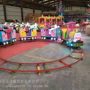 夜市赶会旋转轨道小火车儿童电动玩具转椅