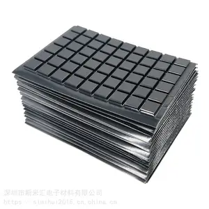 正品3M脚垫SJ5007黑色平顶防滑防震胶粒环保高粘电器电子设备防护