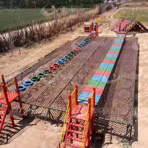 大型室外吊桥组合乐园轮胎吊桥无动力厂家