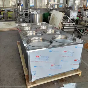 酒店明档油皮加工设备蒸汽加热不锈钢腐竹机免费技术提供