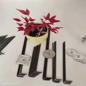 L形保温钉 保温销钉 碳钢钩钉 自锁压板 锅炉保温焊接钉