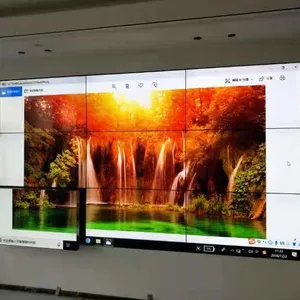 55寸无缝拼接屏|白山三星46寸液晶拼接墙厂家方案