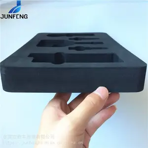 厂家定制植绒EVA内托海绵盒 CNC雕刻成型EVA内衬海绵 EVA内托包装