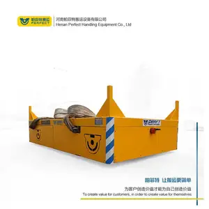 广西车间料斗翻转式轨道平台车 帕菲特平车 隧道管廊运输车