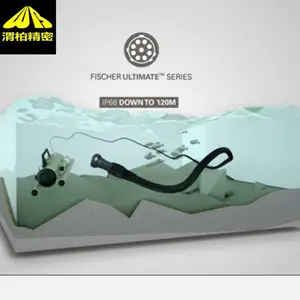 FISCHER圆形推拉连接器具有360°电磁兼容性屏蔽-德国费舍儿连接器