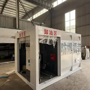 5-50立方汽油柴油撬装加油站阻隔防爆集装箱式移动式加油设备