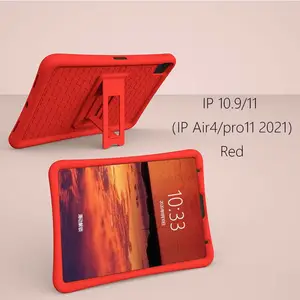 满天星系列苹果iPadPro 11寸保护套硅胶+PC带支架软壳套现货批发