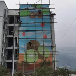 墙体彩绘艺术赋能乡村振兴壁画彩绘