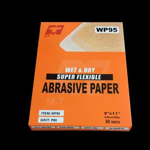 厂家直供橙色MTWP95干湿两用氧化铝***水磨砂纸